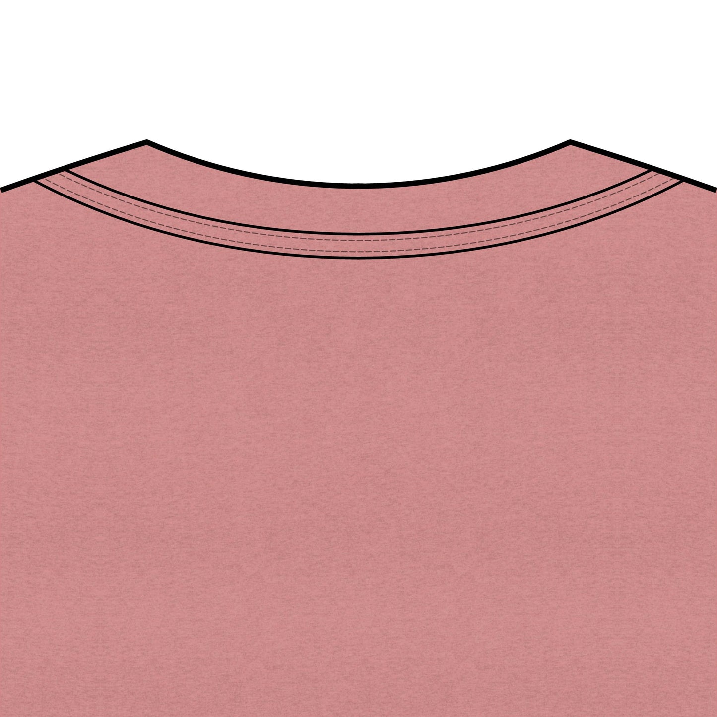 Morel Mushroom Illustration V-Neck Tee